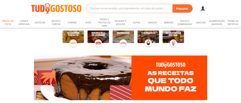TudoGostoso apresenta novo layout e logo